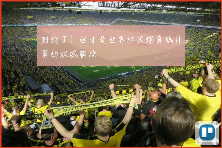 别猜了！这才是世界杯买球真钱计算的权威解读